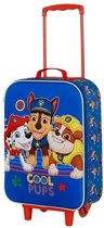Bol.com Karactermania - Paw Patrol - 3D Reiskoffer met wielen Trolley - Kinderkoffer - Handbage Koffer - 52 cm - Blauw aanbieding