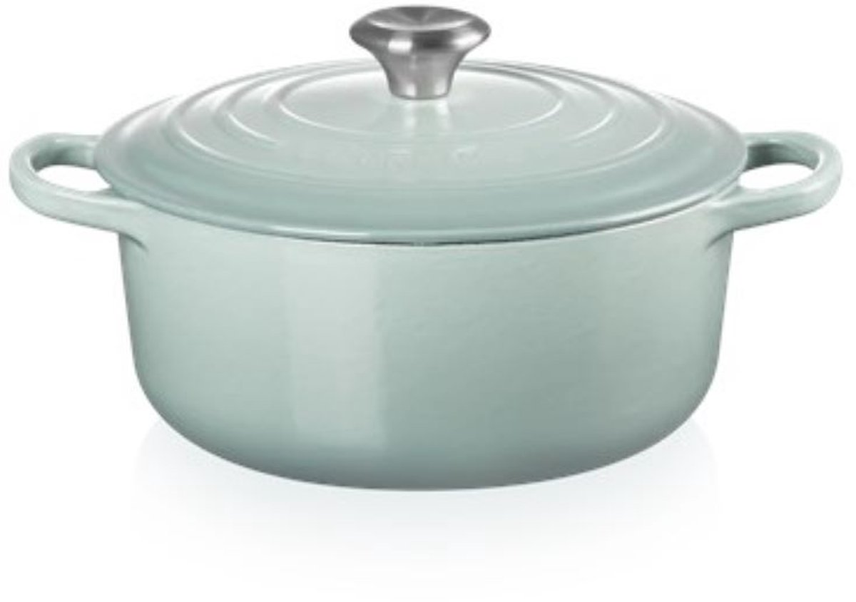 Le Creuset Braadpan Signature 'Sea Salt' 20cm