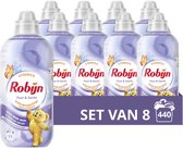 Bol.com Robijn Classics Wasverzachter - Puur & Zacht - 8 x 55 wasbeurten - Voordeelverpakking aanbieding