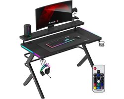 Huzaro - Hero 5.0 RGB LED - Gaming Bureau - Zwart
