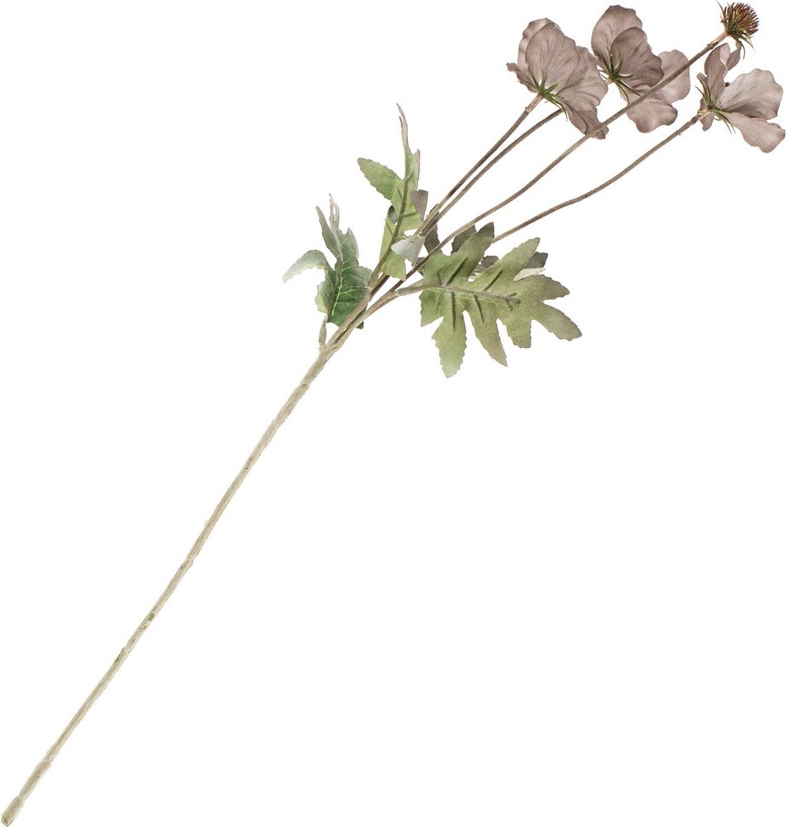 HomeBound by KY | Veldboeketje klaproos paars | 59cm | kunstboeketje