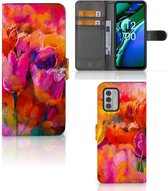 GSM Hoesje Geschikt voor Nokia G42 Cover met Tekst Tulips