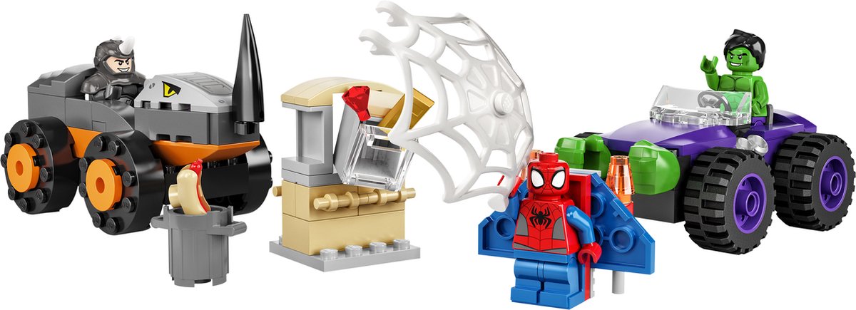 LEGO Marvel Spider-Man Hulk vs. Rhino truck duel - 10782 — afbeelding 12