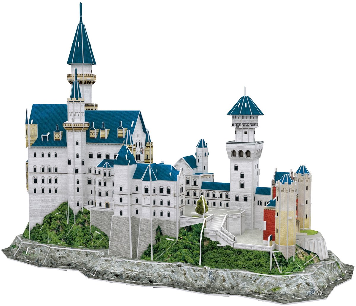 National Geographic - 3D-puzzel - Cubic Fun 3D-puzzel NG Kasteel Neuschwanstein — cadeau in Spellen & Speelgoed - foto 5