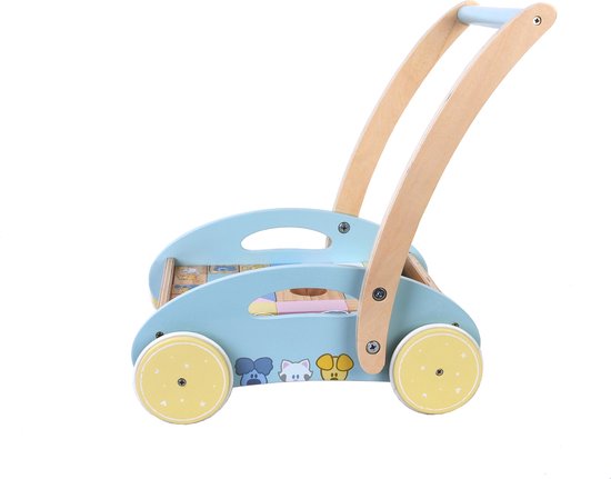 Woezel en Pip Woezel en Pip Baby Blokkenkar van Woezel en Pip — afbeelding 3