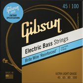 Gibson SBG-LSUL Brite Wire Bass Strings Long-Scale 45-100 (Ultra-Light) - Snarenset voor 4-string basgitaar