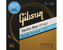 Gibson SBG-LSUL Brite Wire Bassnaren (45-100) Ultra Light