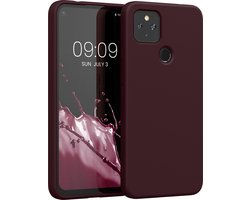 kwmobile telefoonhoesje geschikt voor Google Pixel 4a 5G - Hoesje voor smartphone - Back cover in bordeaux-violet