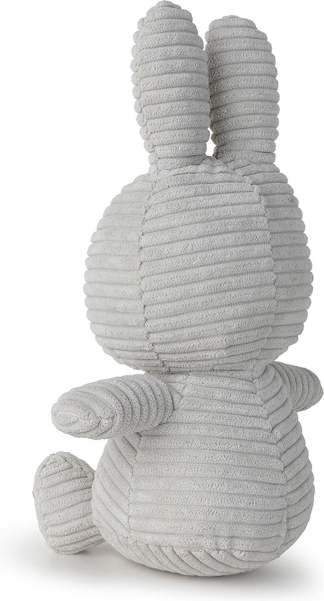 Nijntje Corduroy Soft Grey 23cm ECO - Knuffel Soft Grey