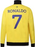 Gele trainingsjas met 'RONALDO' en nummer 7 op de rug.