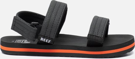 Reef Kids Ahi Convertible Jongens Slippers - Grijs/Oranje - Maat 34
