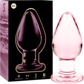 NEBULA SERIES BY IBIZA - MODEL 3 ANAL PLUG BOROSILICATE GLASS 11 X 5 CM PINK | BUTTPLUG | GLASS ANAL PLUG | BEST SEX TOY FOR MAN | BEST SEX TOY FOR WOMAN