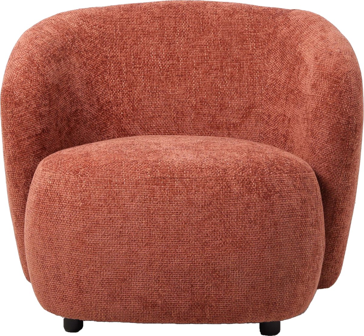 PTMD - Fauteuil Aphrodite - Oranje - 89x85x70cm