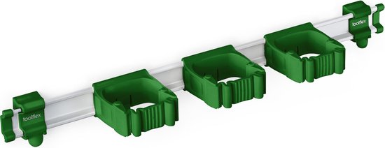 Rail de 54 cm avec 3 systèmes de suspension Toolflex One, vert