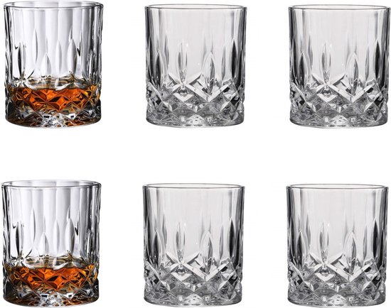 Foto: Glasrijk whiskey glazen 310ml 6 stuks luxe drinkglazen whiskeyglazen cocktail glazen waterglazen drinkglazen