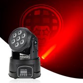 Discolamp Moving Head - Roterende discobal - DMX - 7x10W