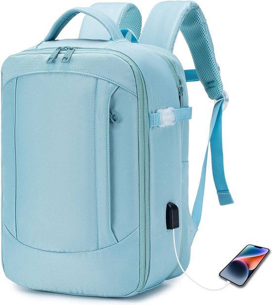 Sac à dos de voyage, bagage à main, avion, 40 x 20 x 25 cm, sac à dos  extensible pour... | bol