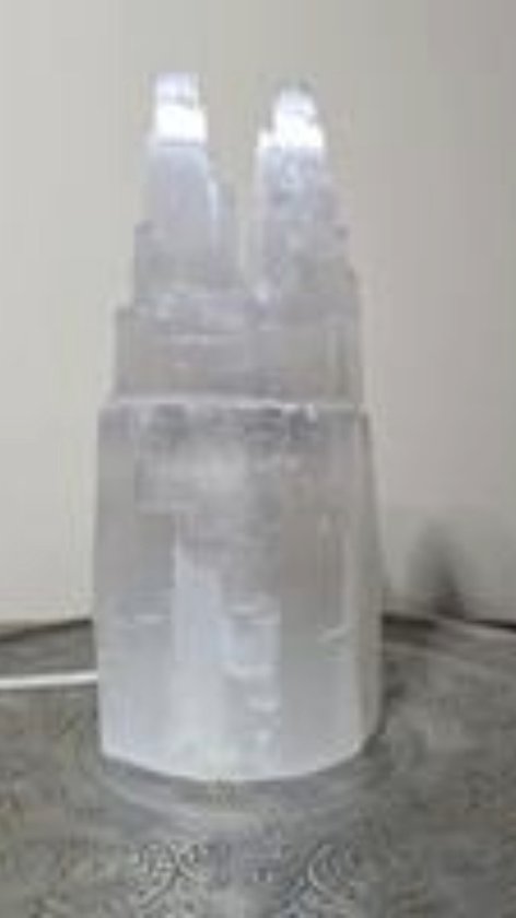 Seleniet Lamp Dubbele Toren groot 25 cm