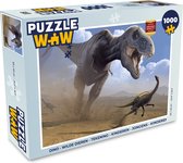 Puzzel Dino - Wilde dieren - Tekening - Kinderen - Jongens - Kinderen - Legpuzzel - Puzzel 1000 stukjes volwassenen
