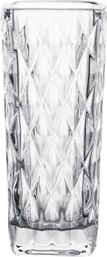 Gerimport Bloemenvaasje - voor kleine stelen/boeketten - helder glas - D6 x H15 cm