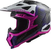LS2 Mx703 C X-Force Victory Fluo Pink Violet S - Maat S - Helm