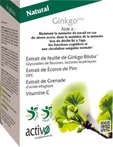 Ginkgo Plus activO - 60 Vegan Capsules - Supplements