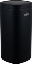 Prullenbak Luzzo® Square Touch 40 litres - Zwart