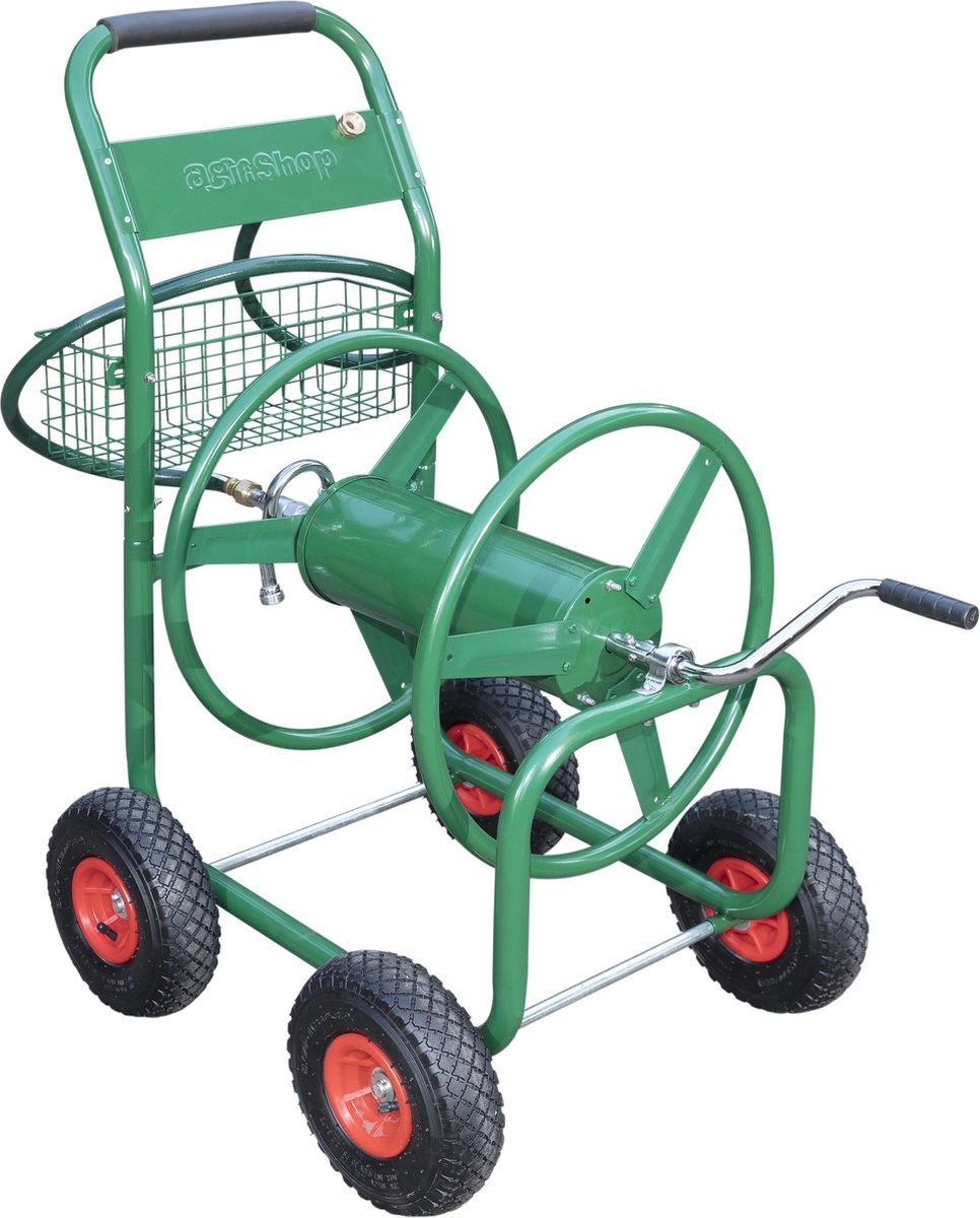 Bol.com Slangenwagen voor 100m 3/4 slang, met opbergmand aanbieding