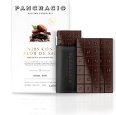 Pancracio - Pure chocolade - Nibs met Flor de Sal - 3-in-1 geschenkverpakking