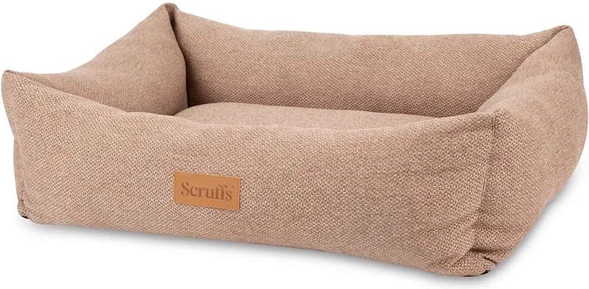 Scruffs Seattle Box Bed - Comfortabele hondenmand - Kleur: Sienna Brown, Maat: Extra Large