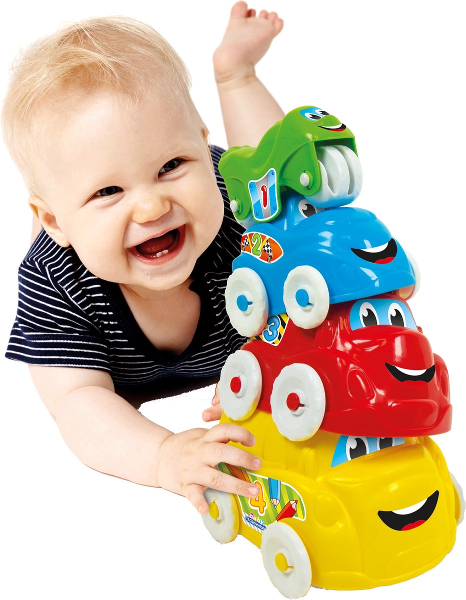 Baby Clementoni - Fun Vehicles - Speelgoed Auto - Verschillende Voertuigen - 3 Auto’s en 1 Motor - 1-3 jaar — afbeelding 9