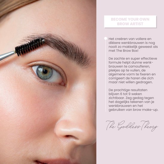 The Goddess Theory® The Brow Box - Professional Brow Lamination kit - Brow Lift - Wenkbrauw lifting set - Starterkit - Browlifting - Lashlifting - Lash lift kit - Complete set - The Goddess Theory®