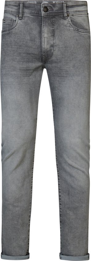 Petrol Industries - Heren Stryker Slim Fit Jeans - Grijs - Maat 29