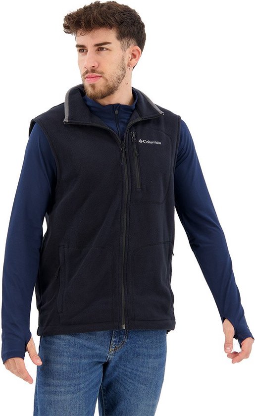 Columbia Fast Trek™ Fleece Vest Fleece Vest - Fleecevest voor Heren - Fleecetrui - Zwart - Maat L - Columbia