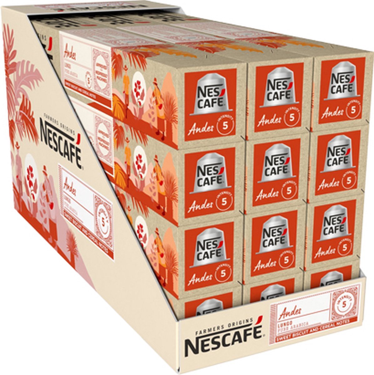Nescafé Farmers Origins Andes Lungo Nespresso capsules - 120 koffiecups