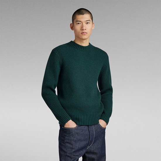 G-star Essential R Ronde Hals Sweater Groen M Man