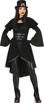 Guirca - Costume Gothique - Comtesse Gothique Meg Marble - Femme - Zwart - Taille 42- 44 - Halloween - Déguisements
