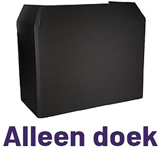 Pannello Scenico Per DJ Con Lycra 4 Facce 122x70 Cm – Copricavi E Supporto Portatile Per Consolle, Retroilluminabile Con Luci LED