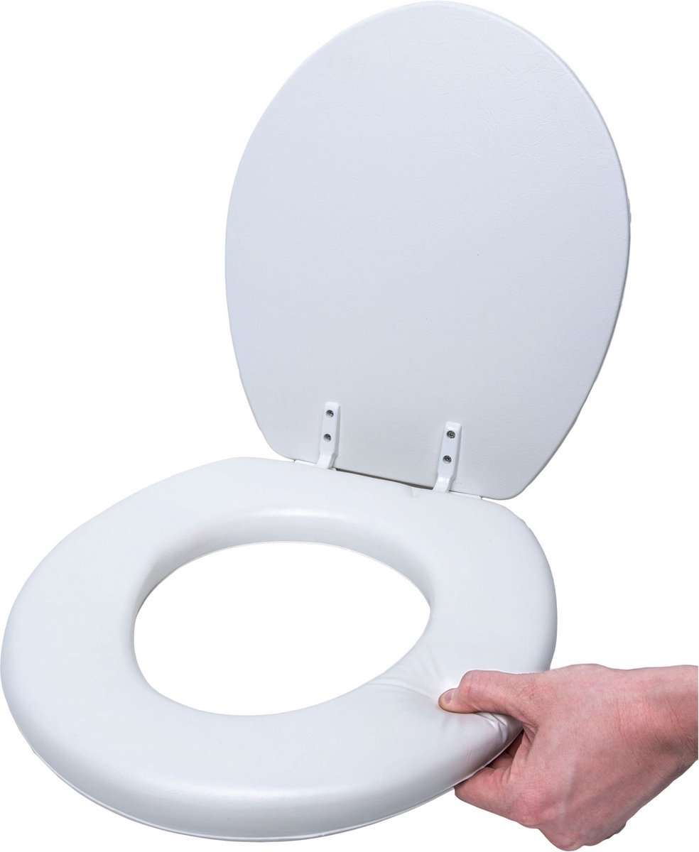 Sundo Toiletzitting zacht Met deksel - Wit