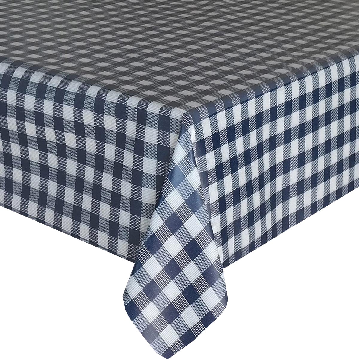 Tafelzeil Ruitje - 140 x 250 cm - Donkerblauw