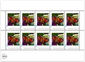 Kleintje fotografie vel unieke postzegels (vlinder)