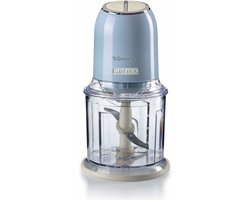 Ariete 0438/05 - Vintage hakmolen - 600 ml Inhoud - 400 Watt-| 2 snelheden - Blauw