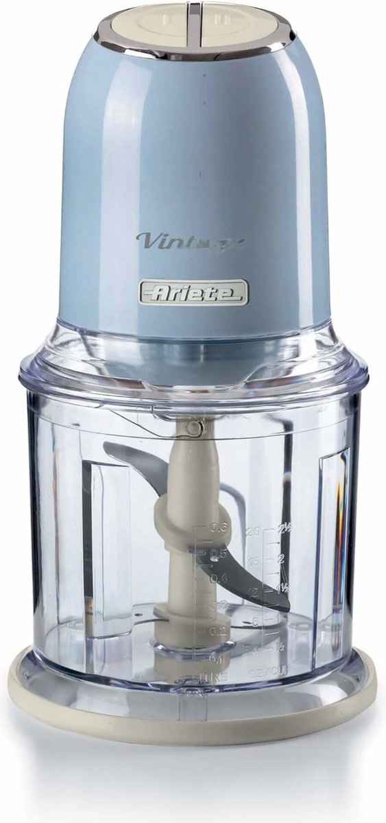 Ariete Elektrische Retro Hakmolen – 600 ml Inhoud – Blauw