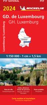 Nationale kaarten Michelin - Michelin Wegenkaart 717 GH Luxemburg 2024