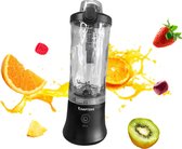 Chapterr® - Draagbare Blender - 6 Mesjes - 4000mAh - 600ML - LED-verlichting - Portable - Blender to go - Mini Juicer - Smoothie Maker - Draadloos