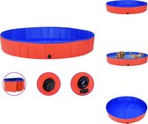 vidaXL Hondenzwembad - Verkoelingsparadijs - 200 x 30 cm - PVC - Rood - Speelgoed voor dieren
