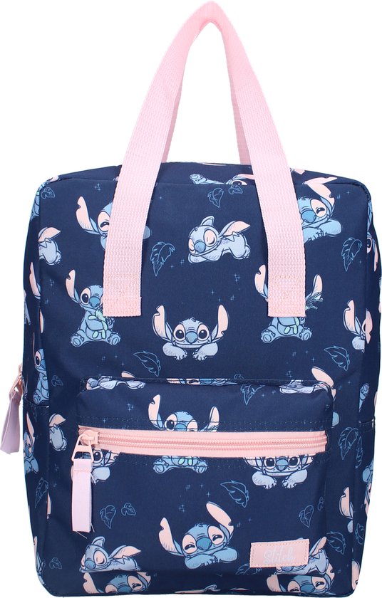 Backpack Stitch Simply Kind - Verstelbare Schouderbanden - Meisjes - Navy