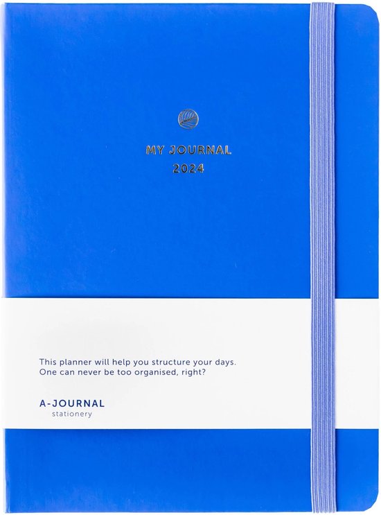 My Journal Agenda 2024 - Blauw - A-Journal