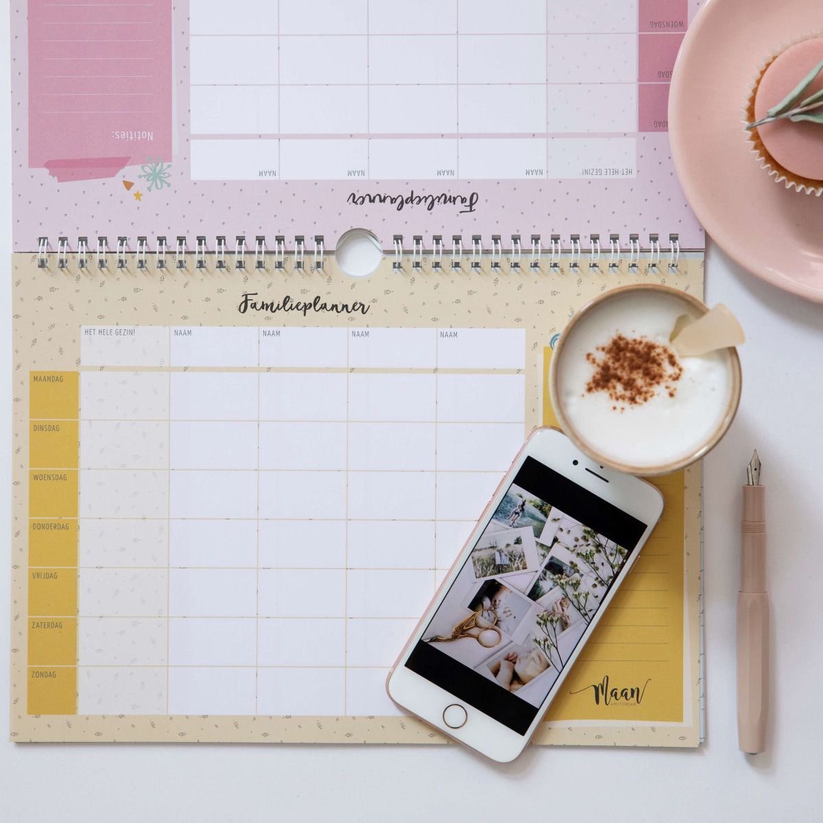 Maan Amsterdam - Familie weekplanner - A4 - Inclusief stickervel — afbeelding 14