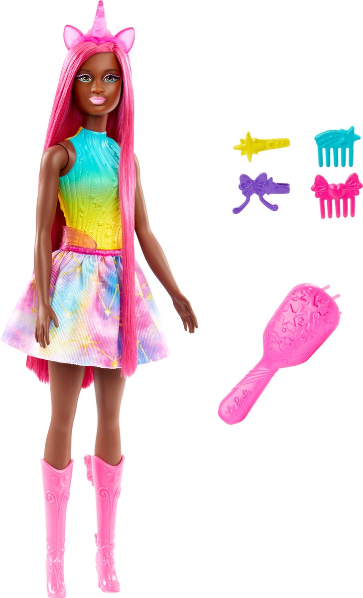 Barbie A Touch of Magic Eenhoorn met rokje pop